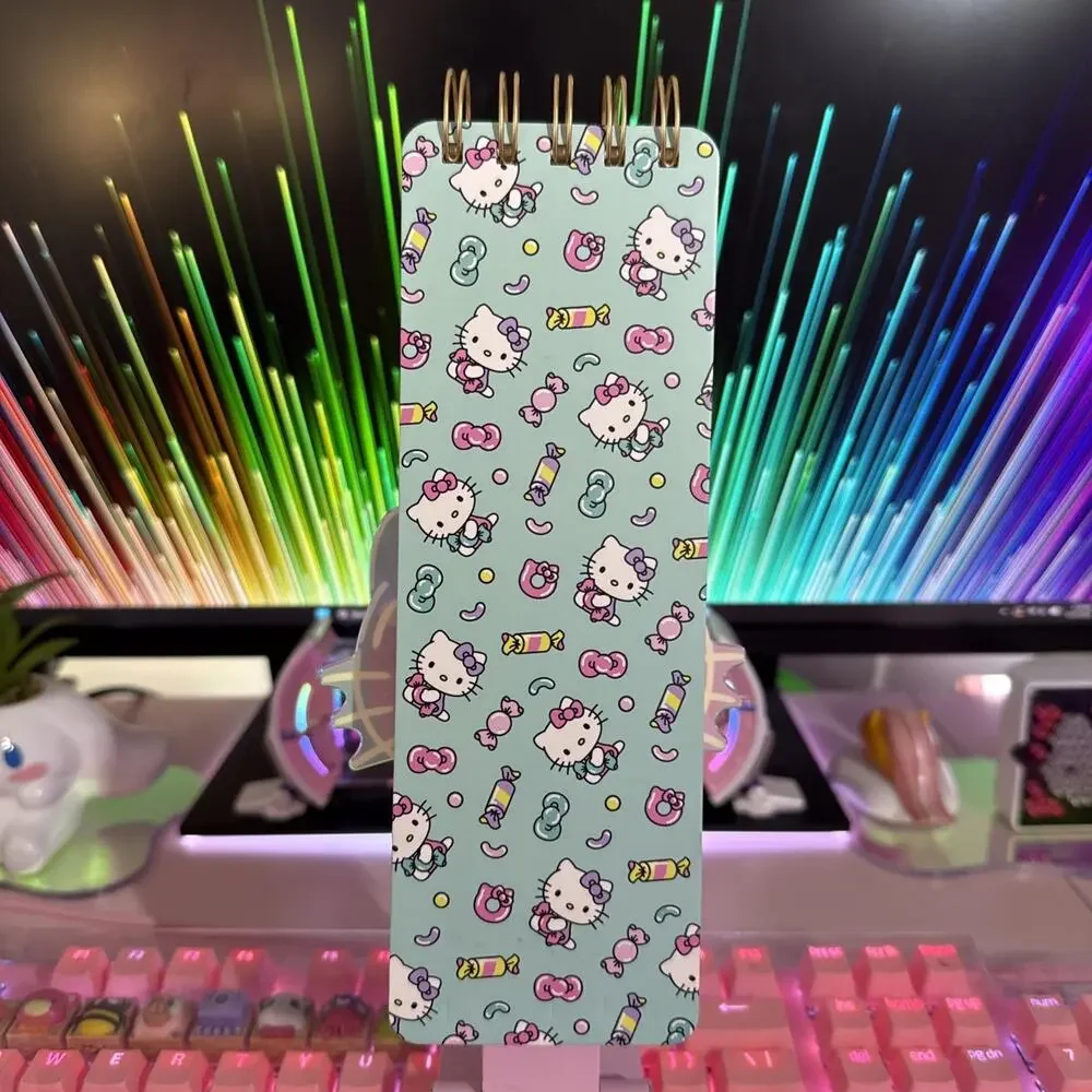 Hello Kitty Notepad Spiral Long Reporters List 2024 Sweet Celebration Sanrio